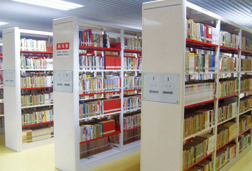 YY-S-05 Double-post double-sided six-layer bookshelf